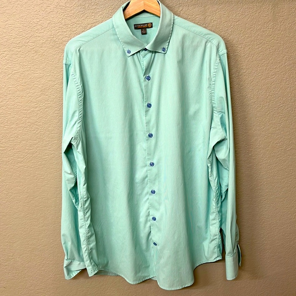 Peter Millar Summer Comfort button down shirt. Size large